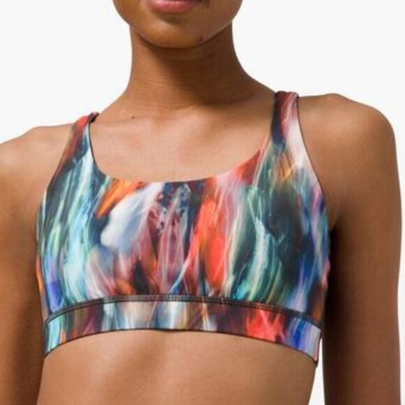 Lululemon Energy Bra Luxtreme B–D Cup In Chroma Fusion Multi Size 6 - Picture 2 of 7